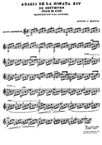 Adagio from sonata No.14 (Clair de Lune)