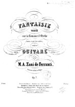Fantasia variations on romance Otello