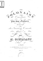 Concert Polonaise, for Two Guitars