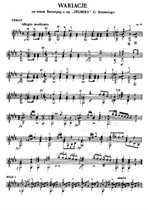 Variations on Theme Cavatina from Opera 'Zelmira' by G.Rossini