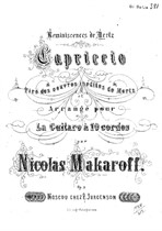 Capriccio (One of not published compositions by Mertz)